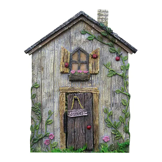 Miniature Fairy Gnome Door Figurines for Garden Decor